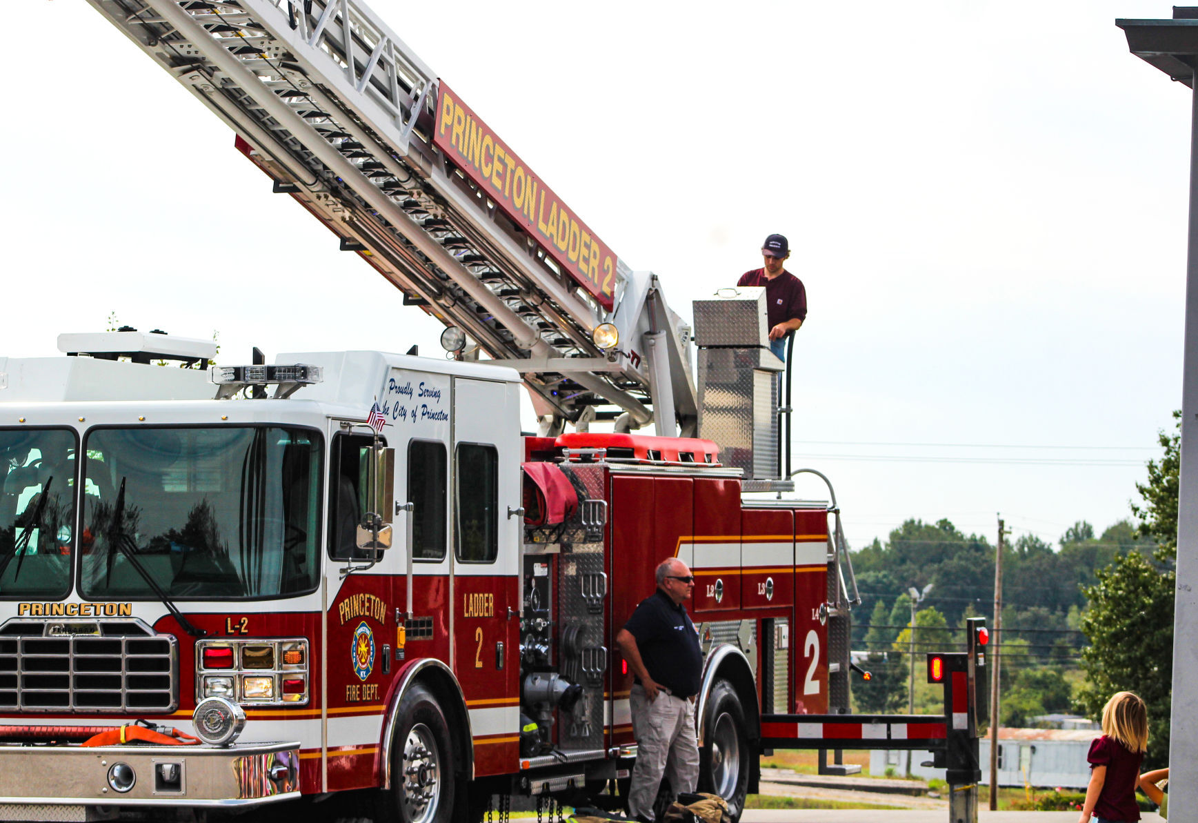 Princeton Fire Department pays visit to primary school